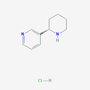 molecular formula C10H15N2Cl B190570 (S)-3-(piperidin-2-yl)pyridine hydrochloride CAS No. 53912-89-3