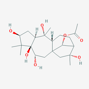 molecular formula C22H36O7 B190574 Andromedotoxin CAS No. 4720-09-6