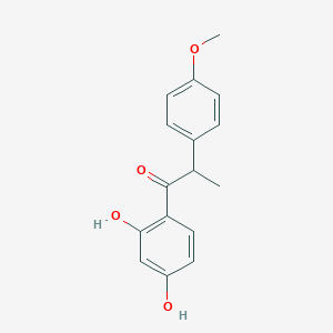 molecular formula C16H16O4 B190582 安哥兰素 CAS No. 642-39-7