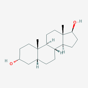 molecular formula C19H32O2 B190590 5beta-Androstane-3alpha,17beta-diol CAS No. 1851-23-6