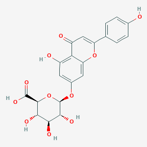 molecular formula C21H18O11 B190601 Apigenin 7-O-glucuronide CAS No. 29741-09-1