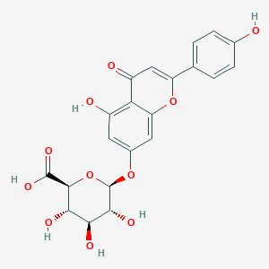 molecular formula C21H18O11 B190601 Apigenin 7-glucuronide CAS No. 29741-09-1