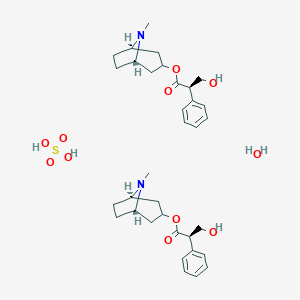 molecular formula C17H23NO3 B190631 Atropine sulfate CAS No. 55-48-1