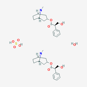 molecular formula C34H48N2O10S B190631 Atropine sulfate CAS No. 55-48-1