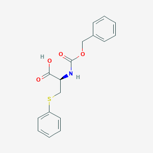 molecular formula C17H17NO4S B019064 CBZ-S-Phenyl-L-Cysteine CAS No. 159453-24-4