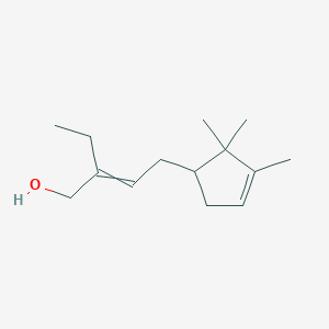 B190641 2-Ethyl-4-(2,2,3-trimethylcyclopent-3-en-1-yl)but-2-en-1-ol CAS No. 28219-61-6