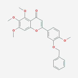 molecular formula C26H24O7 B190650 3'-Benzyloxy-5,6,7,4'-tetramethoxyflavone CAS No. 21764-08-9