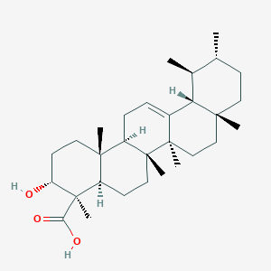 molecular formula C30H48O3 B190696 beta-Boswellic acid CAS No. 631-69-6