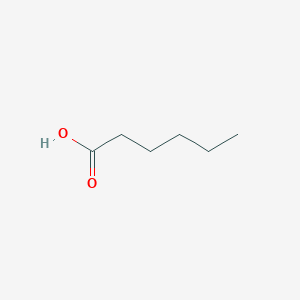 molecular formula C6H12O2<br>CH3(CH2)4COOH<br>C6H12O2 B190745 Hexanoic acid CAS No. 142-62-1