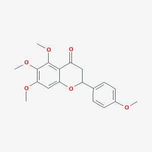 molecular formula C19H20O6 B190752 5,6,7,4'-Tetramethoxyflavanone CAS No. 2569-77-9