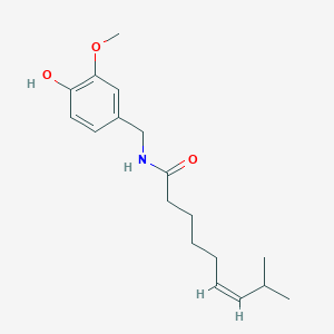 molecular formula C18H27NO3 B190753 Zucapsaicin CAS No. 25775-90-0