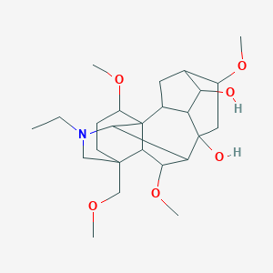 molecular formula C25H41NO6 B190772 Chasmanine CAS No. 5066-78-4