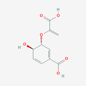 molecular formula C10H10O6 B190787 Chorismic Acid CAS No. 617-12-9