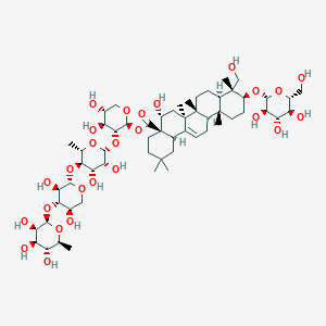molecular formula C58H94O26 B190793 Chrysanthellin B CAS No. 74411-65-7