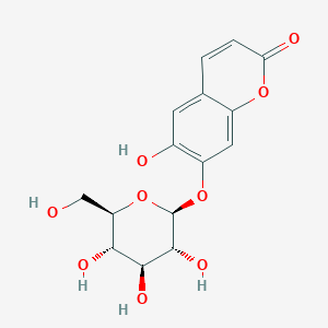 molecular formula C15H16O9 B190797 Cichoriin CAS No. 531-58-8