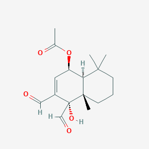 molecular formula C17H24O5 B190799 肉桂醛 CAS No. 23599-45-3