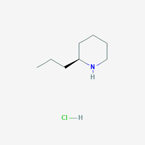 molecular formula C8H18ClN B190824 Coniine hydrochloride CAS No. 555-92-0