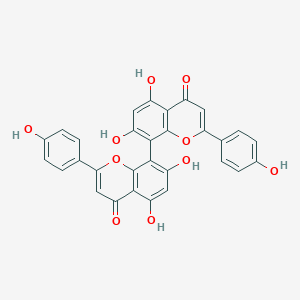 molecular formula C30H18O10 B190865 Cupressuflavone CAS No. 3952-18-9