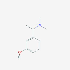 molecular formula C10H15NO B019088 3-[(1S)-1-(Dimethylamino)ethyl]phenol CAS No. 139306-10-8