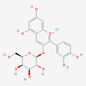 molecular formula C21H21ClO11 B190881 Idaein CAS No. 27661-36-5