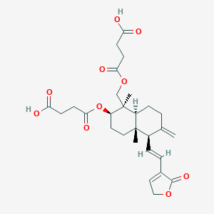molecular formula C28H36O10 B190915 Dehydroandrographolide succinate CAS No. 786593-06-4