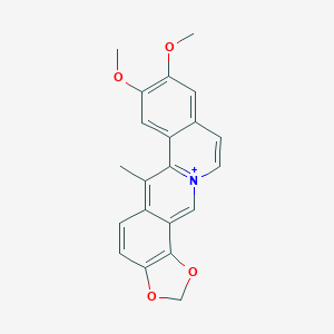 molecular formula C21H18NO4+ B190916 Dehydrocavidine CAS No. 83218-34-2