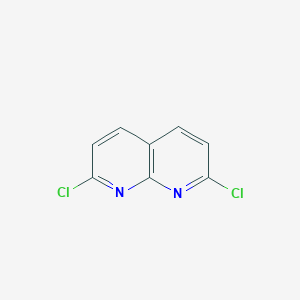 molecular formula C8H4Cl2N2 B019096 2,7-Dichloro-1,8-naphthyridine CAS No. 55243-02-2