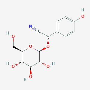 molecular formula C14H17NO7 B190987 Dhurrin CAS No. 499-20-7