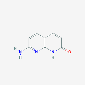 molecular formula C8H7N3O B019099 7-氨基-1,8-萘啶-2(1H)-酮 CAS No. 1931-44-8