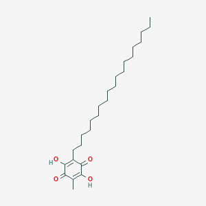 molecular formula C26H44O4 B191021 2,5-Cyclohexadiene-1,4-dione, 2,5-dihydroxy-3-methyl-6-nonadecyl- CAS No. 2654-76-4