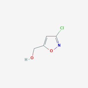 molecular formula C4H4ClNO2 B019103 (3-Chloro-1,2-oxazol-5-yl)methanol CAS No. 105175-03-9