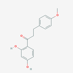 molecular formula C16H16O4 B191055 2',4'-Dihydroxy-3-(p-methoxyphenyl)-propiophenone CAS No. 93435-21-3