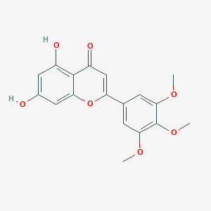 molecular formula C18H16O7 B191062 5,7-Dihydroxy-3',4',5'-trimethoxyflavone CAS No. 18103-42-9