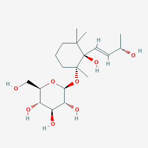 molecular formula C19H34O8 B019107 Rehmaionoside A CAS No. 104112-06-3