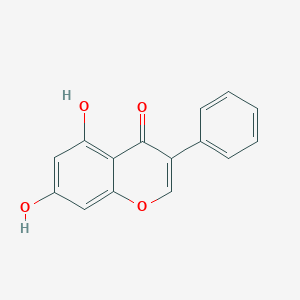 molecular formula C15H10O4 B191089 5,7-二羟基异黄酮 CAS No. 4044-00-2
