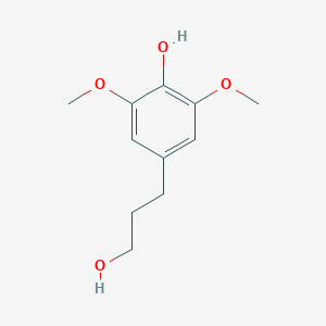 molecular formula C11H16O4 B191096 4-(3-Hydroxypropyl)-2,6-dimethoxyphenol CAS No. 20736-25-8