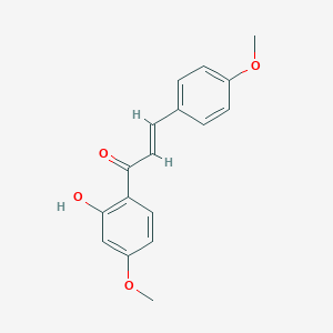 molecular formula C17H16O4 B191100 1-(2-Hydroxy-4-methoxyphenyl)-3-(4-methoxyphenyl)-2-propen-1-one CAS No. 2198-19-8