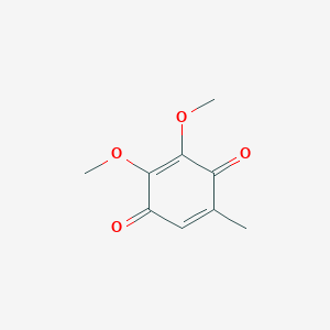 molecular formula C9H10O4 B191103 2,3-二甲氧基-5-甲基-1,4-苯醌 CAS No. 605-94-7