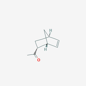 molecular formula C9H12O B019112 Ethanone, 1-(1R,2R,4R)-bicyclo[2.2.1]hept-5-en-2-yl-(9CI) CAS No. 107740-92-1