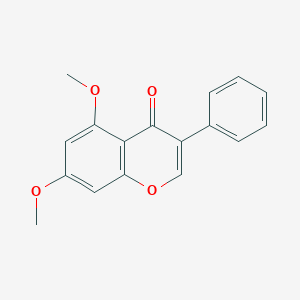 molecular formula C17H14O4 B191125 5,7-二甲氧基异黄酮 CAS No. 26964-35-2