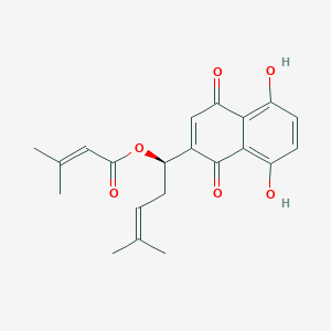 molecular formula C21H22O6 B191132 Dimethylacrylshikonin CAS No. 24502-79-2