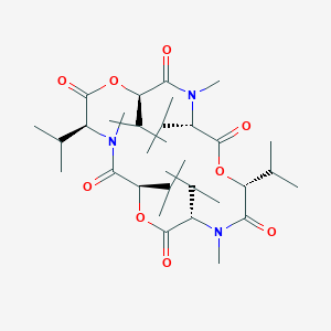 molecular formula C33H57N3O9 B191169 Enniatin B CAS No. 917-13-5