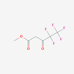 molecular formula C6H5F5O3 B019118 Methyl pentafluoropropionylacetate CAS No. 104857-88-7