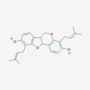 molecular formula C25H28O4 B191190 Erybraedin A CAS No. 119269-76-0