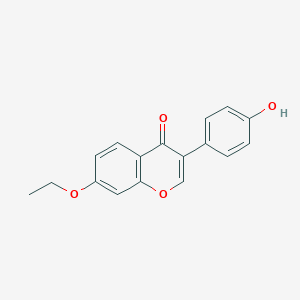 molecular formula C17H14O4 B191209 7-Ethoxy-3-(4-hydroxyphenyl)chromen-4-one CAS No. 146698-96-6