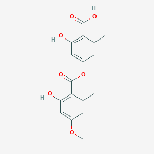 molecular formula C17H16O7 B191230 Evernic acid CAS No. 537-09-7