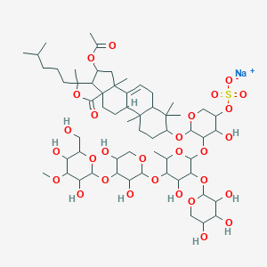 molecular formula C60H95O29SNa·xH2O B191257 Frondoside A hydrate CAS No. 127367-76-4