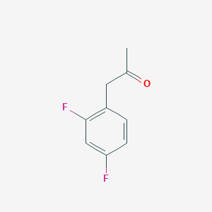 molecular formula C9H8F2O B019126 1-(2,4-二氟苯基)丙酮 CAS No. 274682-91-6