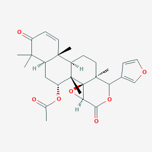 molecular formula C28H34O7 B191287 Gedunin CAS No. 2753-30-2