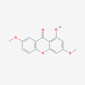 molecular formula C15H12O5 B191300 1-羟基-3,7-二甲氧基黄酮 CAS No. 13379-35-6